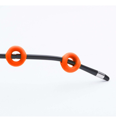 2 Piezas De Ganchos For Las Orejas De Las Gafas, Naranja