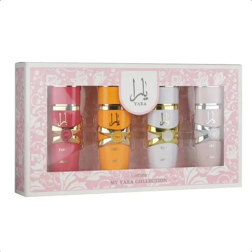 Set Lattafa My Yara Collection — 4 Perfumes Árabes Mujer 25ml c/u