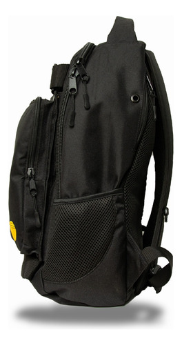 Mochila Terra Para Skate, Impermeable Cubre Mochila, 14 L, Negra, Modelo Sundaland Negro Liso