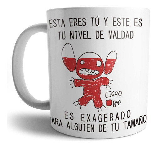 Taza Personalizada De Stitch