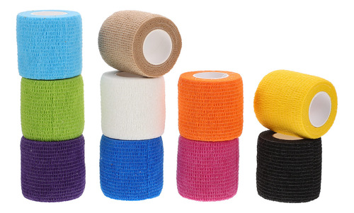 10 Rollos De Vendajes Deportivos Elásticos Para Lesiones Cor