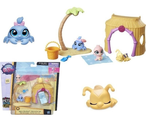 Imagen 2 de 6 de Littlest Pet Shop Risa En La Playa / Picnic En Parque Hasbro