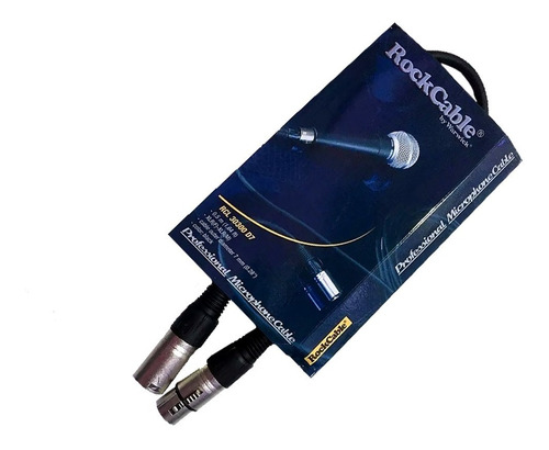Imagen 2 de 2 de Cable Warwick Xlr Macho A Xlr Hembra X0,5m Rcl 30300 D7 P
