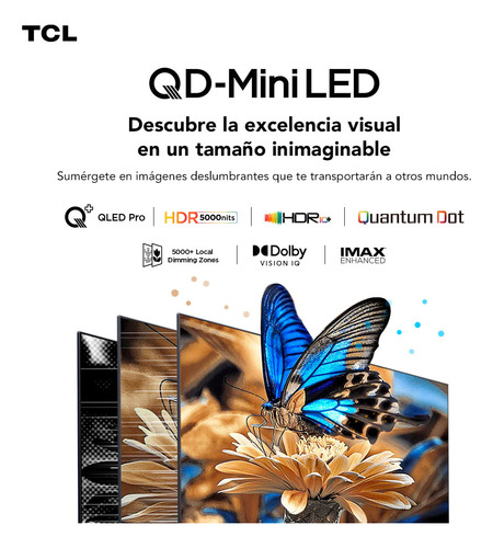 Televisor Tcl 115 X955 Max Ultimate 4k Qd-mini Led Tv