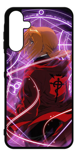 Funda Fullmetal Alchemist Compatible Con Motorola Moto Tpu Negro E6s 2020
