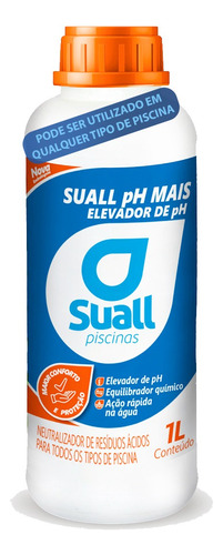 Elevador De Ph Para Piscina Tratamento Água Líquido 1l