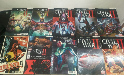 Civil War / Marvel / Lote 10 Comics 