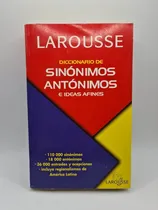 Comprar Diccionario De Sinónimos Antónimos E Ideas Afines Larousse