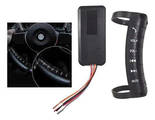 Cv Botón Del Volante Del Coche Control Remoto Inalámbrico