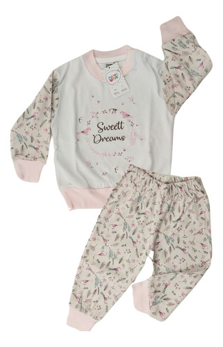 Pijama Beba Algodon Interlock 9 A 36 Meses Mundo Upa 1137