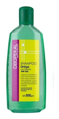 Shampoo Ortiga Obopekal 500gr  Casa Belleza