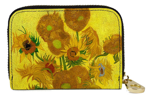 Cartera Segura Monarque Rfid Con Cremallera (van Gogh)