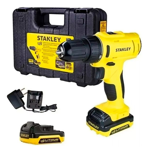 Taladro Atornillador Inalámbrico Percutor Stanley 12v