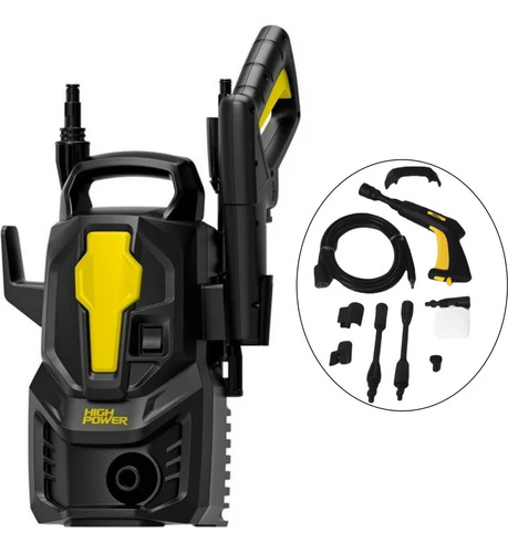 Hidrolavadora Electrica High Power, 1400w 1520psi Hl-1300