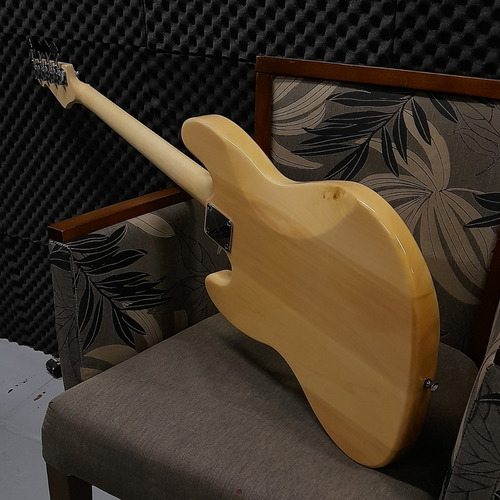 Imagem 9 de 10 de Contrabaixo Waldman Gjj-200x Nat 4 Cordas Jazz Bass Vintage
