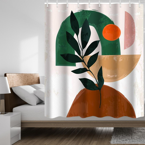 Mz Cortina De Ducha Liner Fibra De Poliéster Decoración A