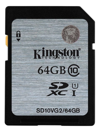 Memoria Sd 64gb C10 45mb/s Kingston 100% Original Sdxc U1 Hd