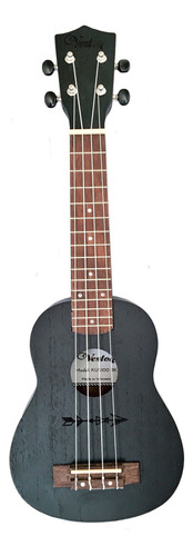 Ukelele/ukulele Soprano Veston Negro Con Funda Mochila