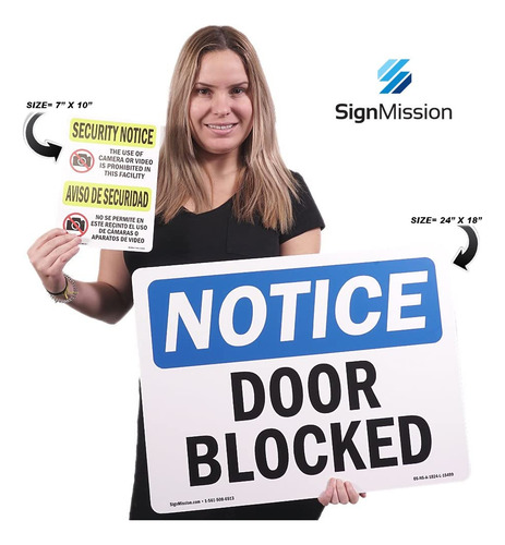 Señal De Aviso Osha - All Forklifts Stop Honk Horn | Cartel