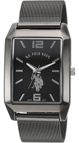 Reloj Hombre U.s. Pol Usc80383 Cuarzo Pulso Negro Just Watch