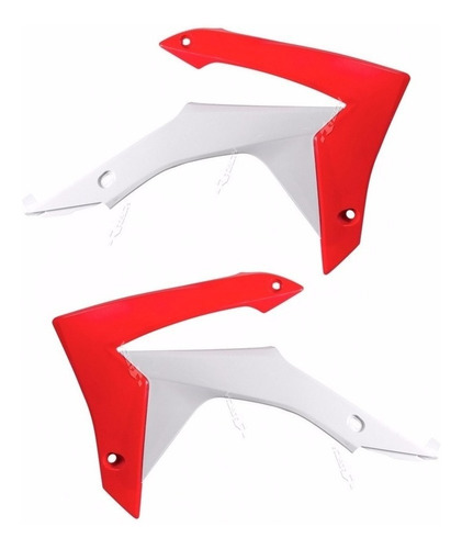 Cachas Tanque Honda Crf 450 13 Al 2014 Roja Blanca Racetech