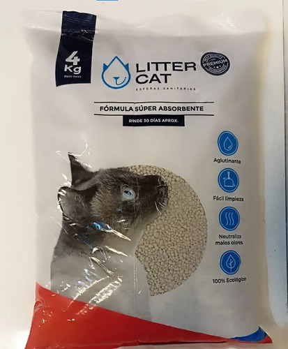 Esferas Sanitarias Aglutinante 4kg X 5u.(20kg) -  Litter Cat