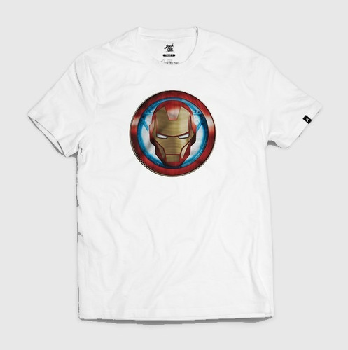 Jack Lee Editions Remera Iron Man Kids Blanca T6 3196