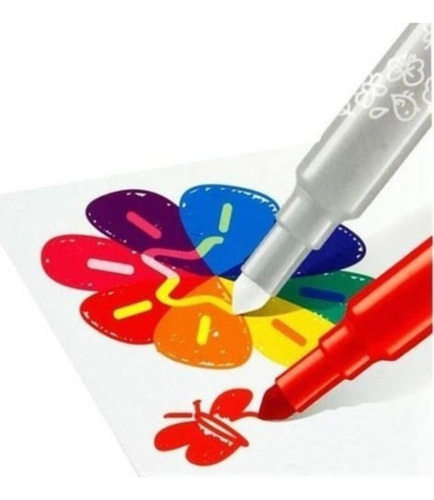 10 Plumones Color'peps Magic Cambian De Color Marca Maped Mixtos