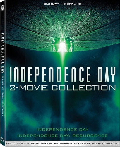 Dia De La Independencia 1 2 Will Smith Pelicula Blu-ray