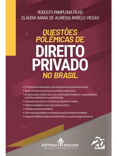 Questões Polêmicas De Direito Privado No Brasil