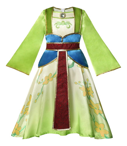 Vestidos De Princesa De Mulan Para Niños  Disfraz De Juego