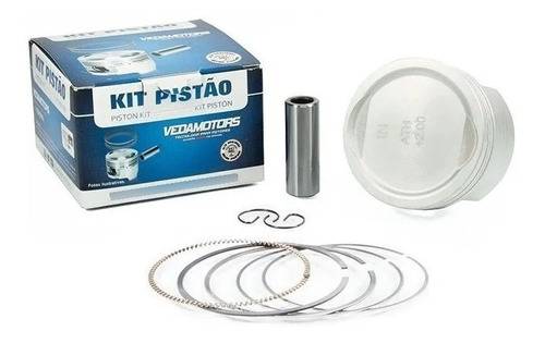 Kit Pistão E Anéis 2,00mm Honda Xlr 125 97/01 Vedamotors