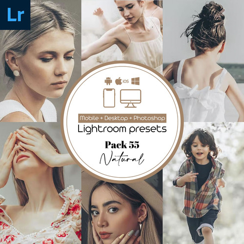 Presets Lightroom Pc & Móvil Iphone Android Natural Pack 55