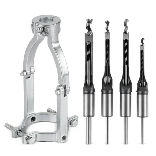 Adaptador De Broca De Furo Quadrado E Conjunto De Broca D