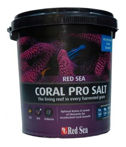 Sal Red Sea Coral Pro - Balde Com 07 Kilos Faz 210 Litros