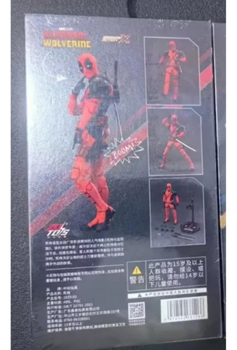// Figura De Ação Original X-m Deadpool E Wolverine