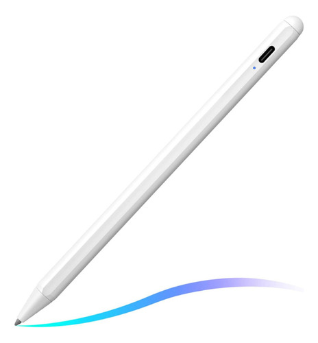 Lapiz Tactil Pencil Optico Compatible Apple iPad Tablet Magnetico Stylus Carga Inalambrica Marca Stylus 1 Und 