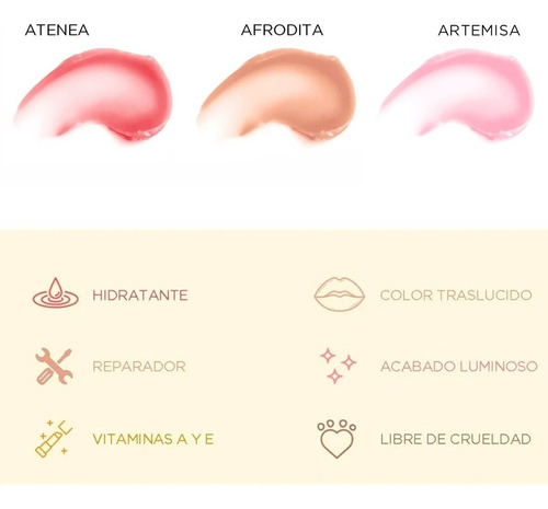 Imagen 5 de 7 de Labial Bálsamo Lipstick Balm Volumen Maquillaje Regina