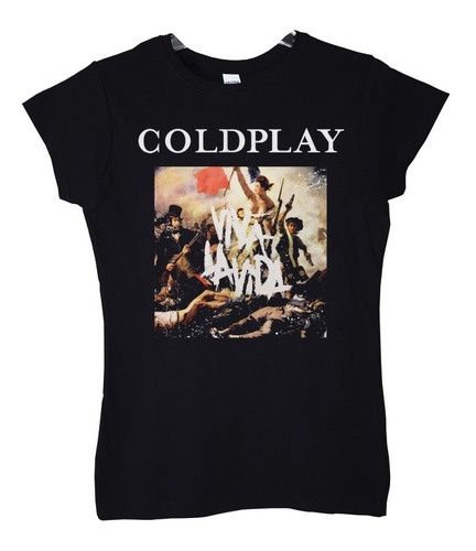 Polera Mujer Coldplay Viva La Vida Rock Abominatron