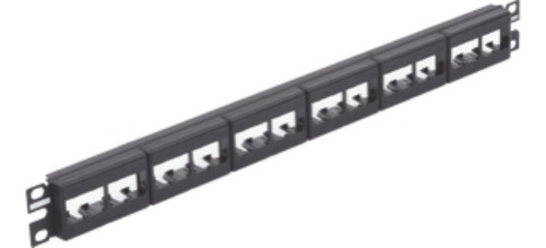 Panel De Parcheo Modular Mini-com (sin Conectores), Plano,