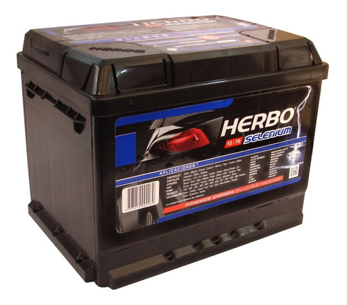 Bateria Auto Herbo Selenium 12 X 70 12v. 70a. Inst. S/c