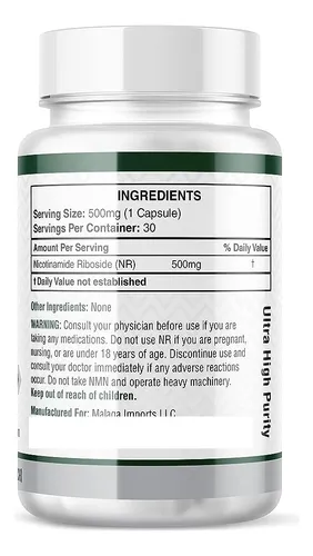 Probase Nutrition Nr 500mg 30 Caps Vitalidad Salud Muscular