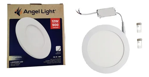 comprar Lampara Panel Led Empotrar Redonda Luz Natural 12w Angel L