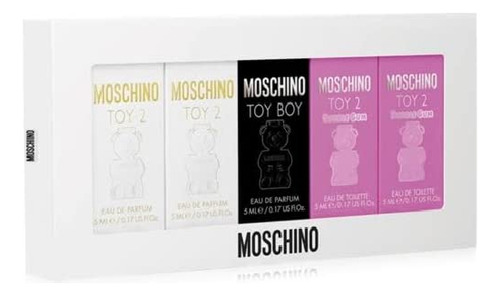 Set Mini Moschino 5 Pcs X 5 Ml Unisex