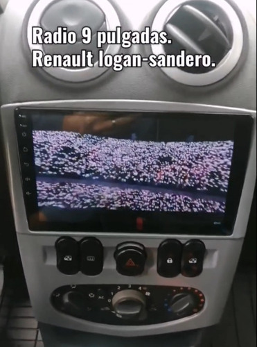 Radio Android 4+64 Carplay Qled Logan 1 Gen + Cámara Uhd