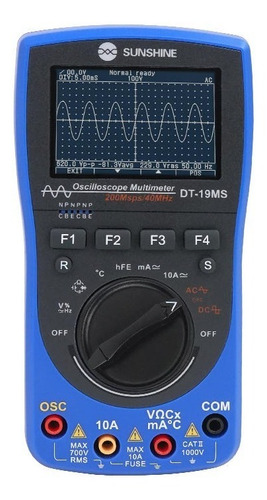 Multímetro De Osciloscopio 2 En 1 Sunshine 40mhz