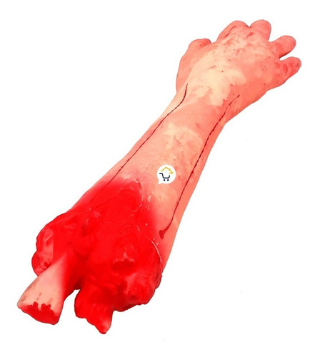 Mano Falsa Realista Sangre Accesorio Disfraz Halloween Ma01