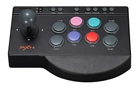 Imagen 2 de 6 de Control D/juegos Pxn 0082 Arcade Fight Stick/turbo+macro