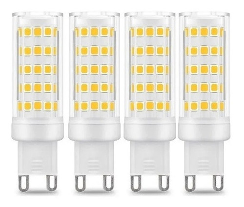 Lampara Bipin Led G9 6w Luz Calida (pack X 4) Ya1