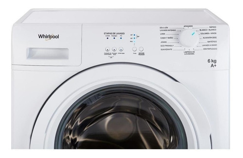 Imagen 5 de 6 de Lavarropas Automático Whirlpool Wnq06a Blanco 6kg 220 v